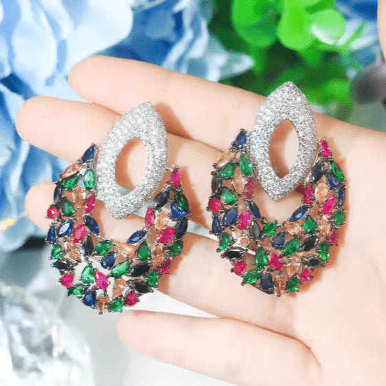 Zirconia Claw Necklace Set Β©